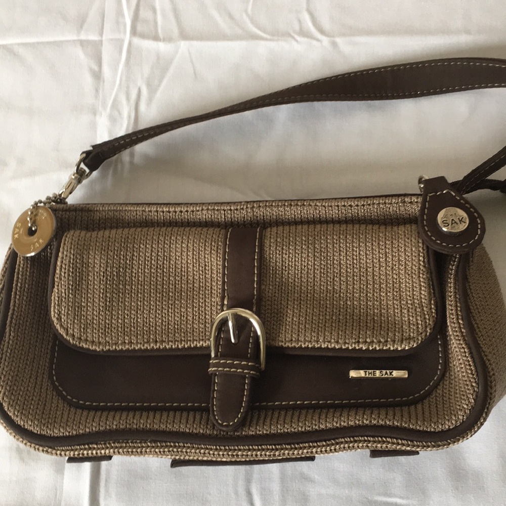 The Sak baguette brown cloth